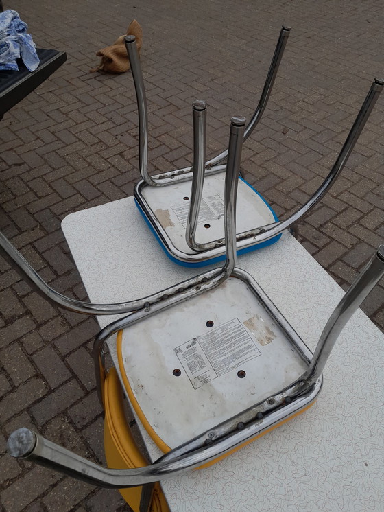 Image 1 of Mcdonalds Table And 2 Chairs Sixties.