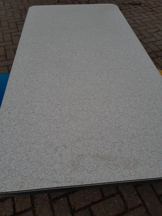 Image 1 of Mcdonalds Table And 2 Chairs Sixties.