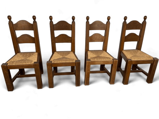 4x Brutalist Chairs