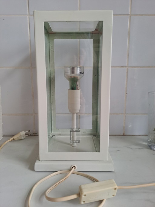 Jan de Bouvrie tafellamp – tafellampen, Glass, Metal, Modern