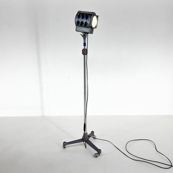 Image 1 of Vintage adjustable metal cinema floor lamp, Italy 1960