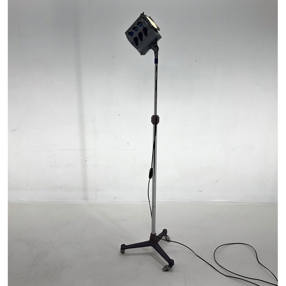Image 1 of Vintage adjustable metal cinema floor lamp, Italy 1960