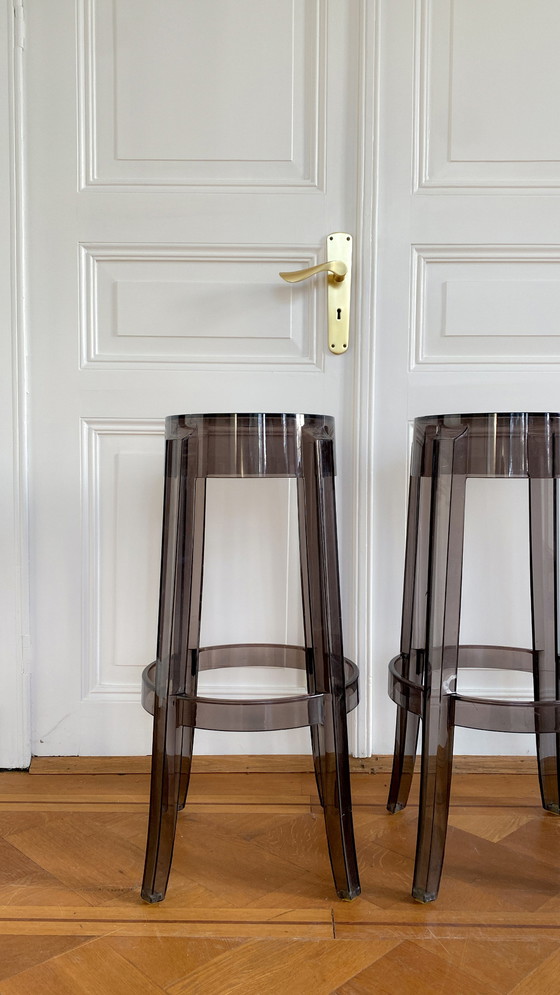 Image 1 of Kartell Charles Ghost bar stools