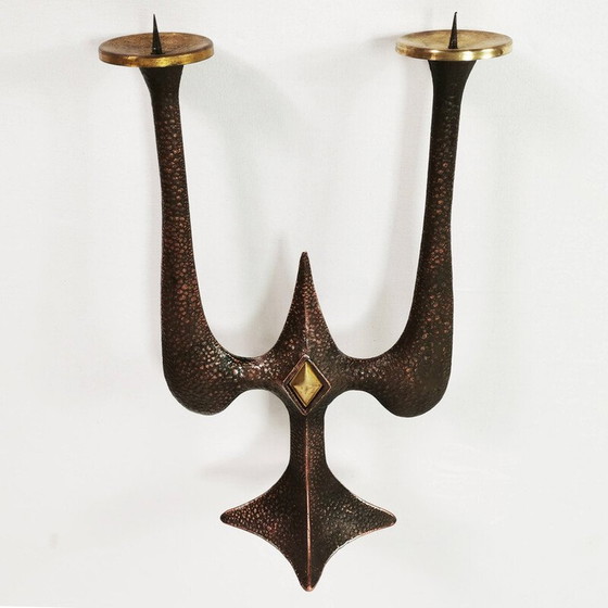 Image 1 of Vintage table candlestick, Czechoslovakia 1960