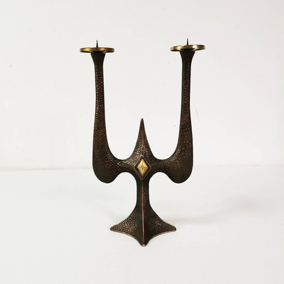 Image 1 of Vintage table candlestick, Czechoslovakia 1960
