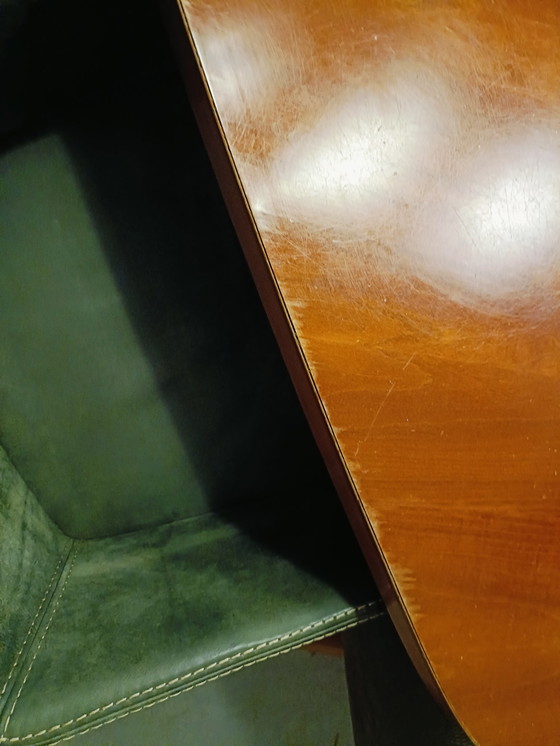 Image 1 of Vintage cherry veneer table