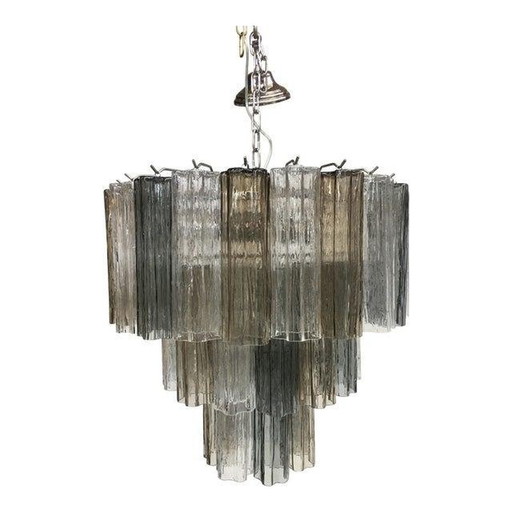 Pair Of 21St Century Murano Style Glass Sputnik Chandeliers