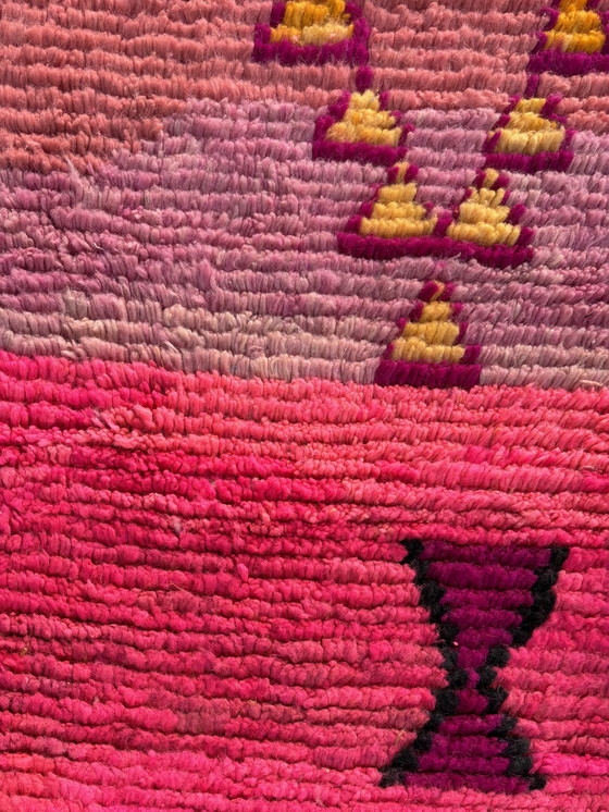 Image 1 of Pink Moroccan Wool Rug 