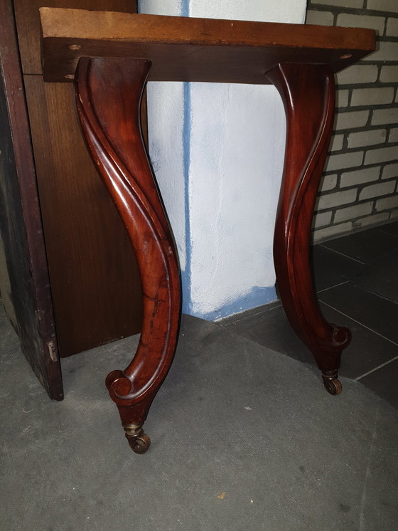 Image 1 of Antique Mahogany Coulisse Table