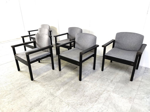 6x fauteuils Gerd Lange