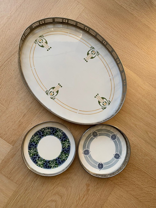 Art Deco Serving Bowls / Coasters