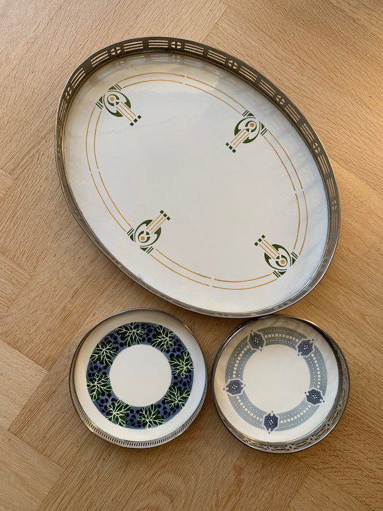 Image 1 of Art Deco Serving Bowls / Coasters