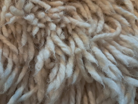 Image 1 of 1 X High Pile Wool Carpet, Cream