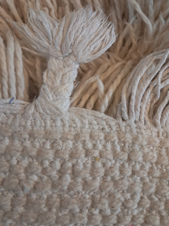 Image 1 of 1 X High Pile Wool Carpet, Cream