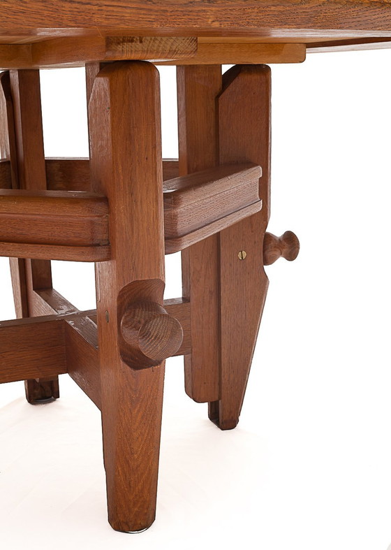 Image 1 of Table Ronde Monte-Baisse Par Guillerme Et Chambron