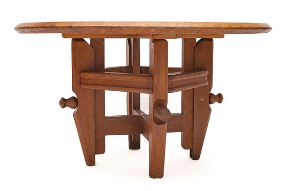 Image 1 of Table Ronde Monte-Baisse Par Guillerme Et Chambron