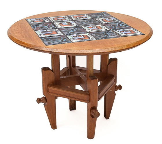 Image 1 of Table Ronde Monte-Baisse Par Guillerme Et Chambron