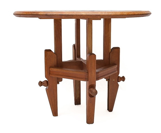 Image 1 of Table Ronde Monte-Baisse Par Guillerme Et Chambron