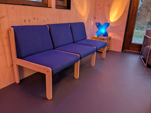 Stylish Blue Bench