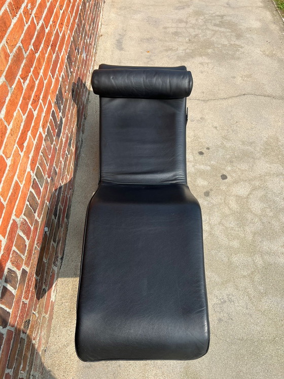 Image 1 of Cassina | Le Corbusier | Lc4 Chaise Longue | Black Leather