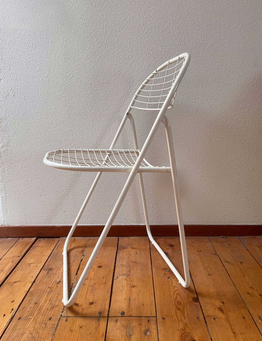 Chaise pliante vintage Ikea 80S Niels Gammelgaard Åland