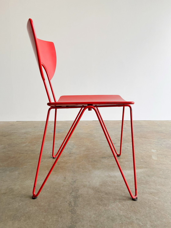 Image 1 of 6x Kusch & Co Mikado 1800 chair by Walter Leeman