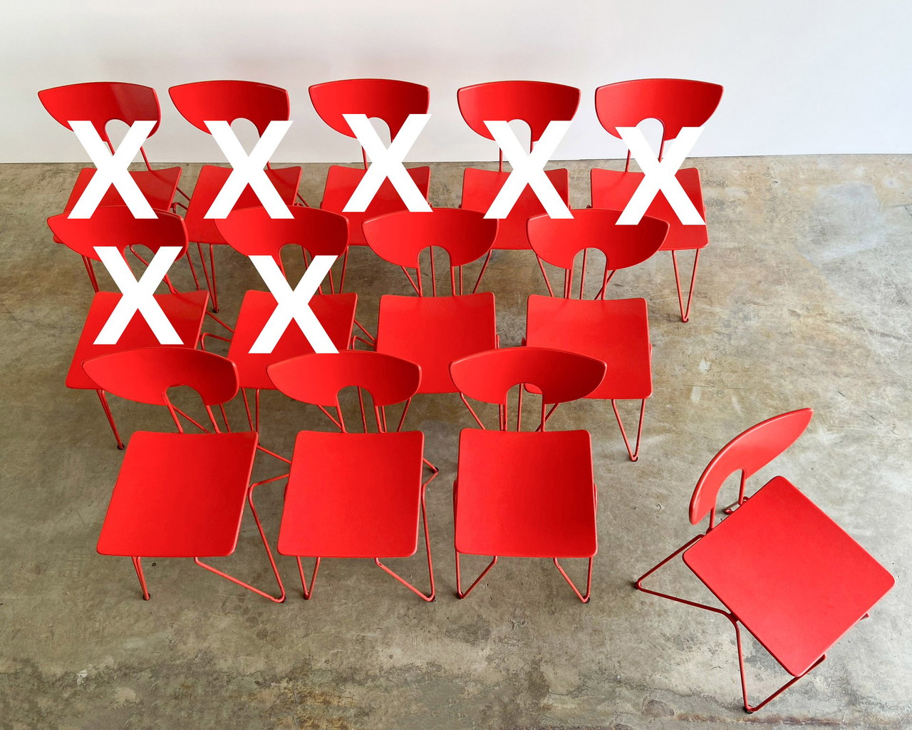 Kusch+Co. Mikado 1800　walter leeman Set of Mikado 1800 Chairs by Walter Leeman for Kusch+Co