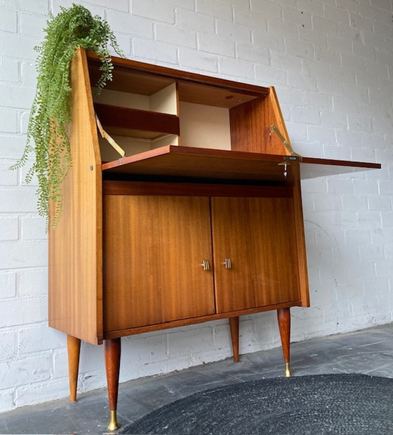 Image 1 of Secrétaire rétro vintage Mid Century