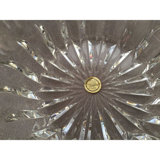 Image 1 of Vintage crystal centerpiece by Wadgassen Saarland, 1960-1970