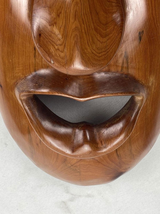 Image 1 of Mid-Century Teak Mask, 1950S