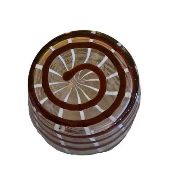 Image 1 of Vase design en verre avec tourbillon