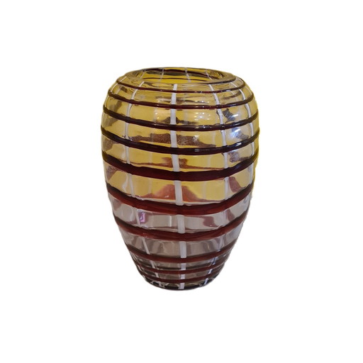 Design Glass Swirl Vase