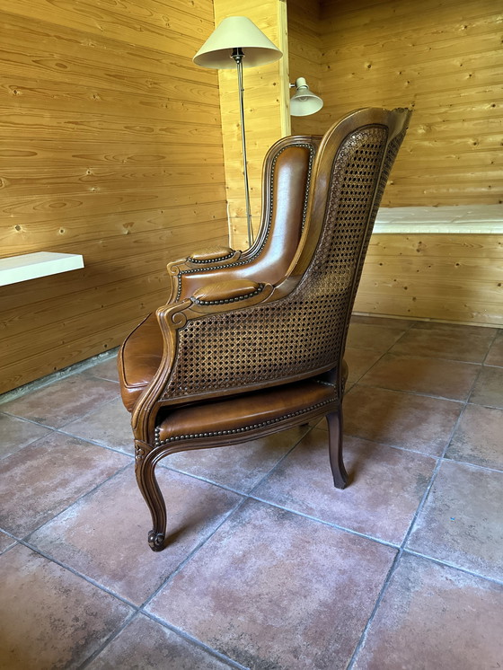 Image 1 of Fauteuil en cuir