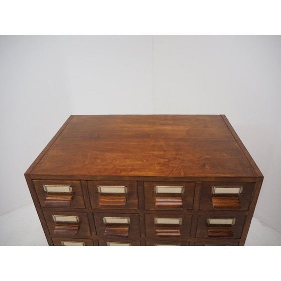 Image 1 of Cassettiera vintage in legno, Cecoslovacchia 1960