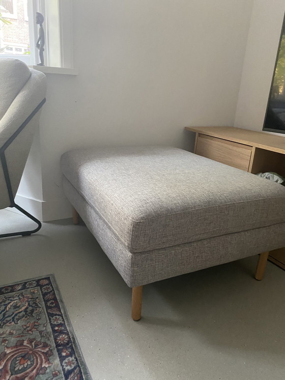 Image 1 of Bolia Design Scandinavia Remix 3 Person Couch With Hocker