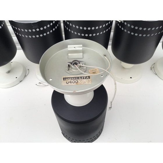 Image 1 of Set di 10 lampade da parete vintage Lita, 1950-1960