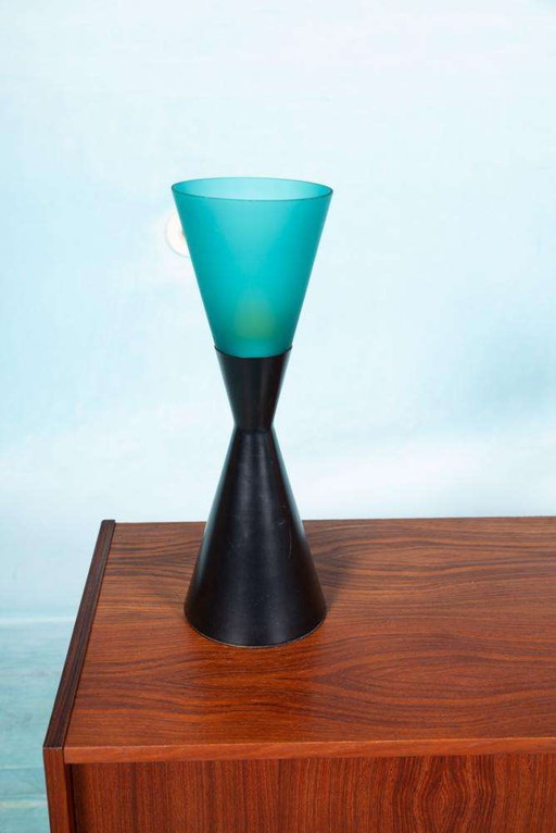 Vintage designer lamp 70s/80s, memphis style diabolo