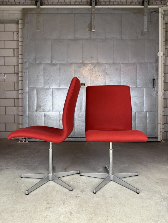 Image 1 of 2X Vintage Fritz Hansen Oxford Chair