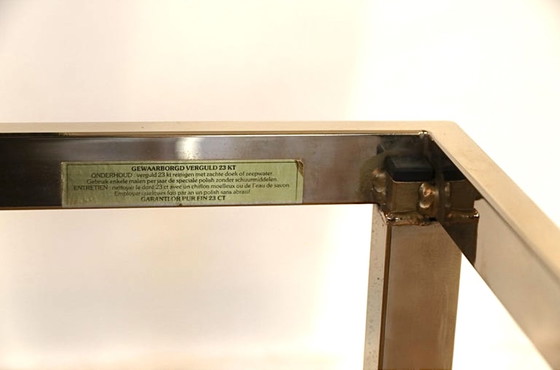 Image 1 of 2x bijzettafel vintage Hollywood Regency + salone