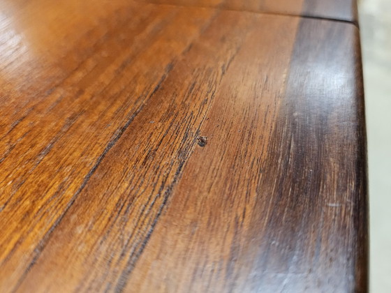 Image 1 of Teak Dining Table Extendable Louis Van Teeffelen For Webe Mid - Century