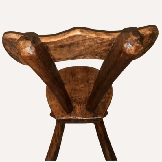 Image 1 of Brutalist milking stool, France, 1950S