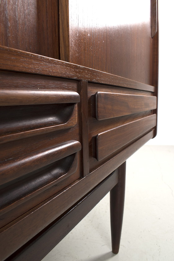 Image 1 of High sideboard teak veneer