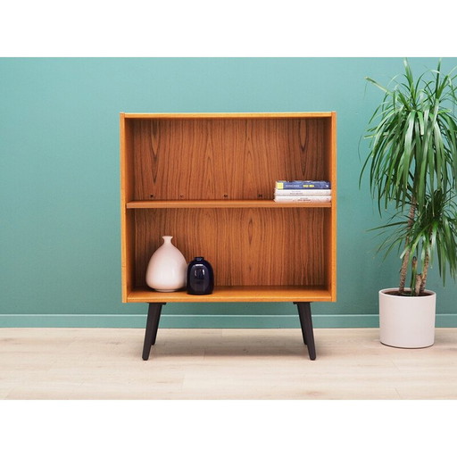 Teak bookcase, Danish design, 1970s, manufacturer: Denka