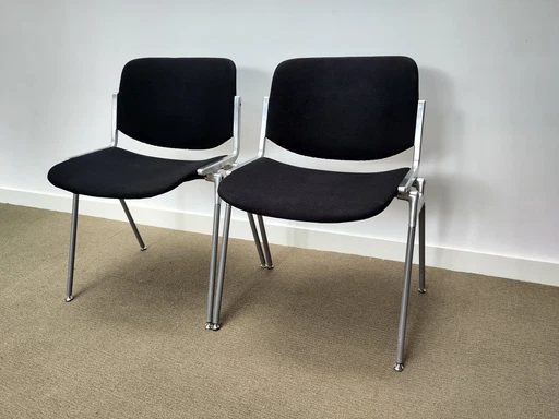 2X Dining chair Castelli Dcs 106 Giancarlo Piretti