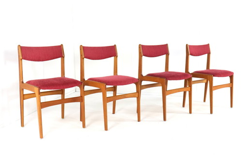 4X Erik Buch Model 89 Dining Chairs Chairs Vintage 'Tjele'