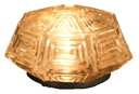NOS lampe de plafond hexagonale vintage