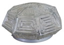 Lampada da soffitto esagonale vintage NOS 