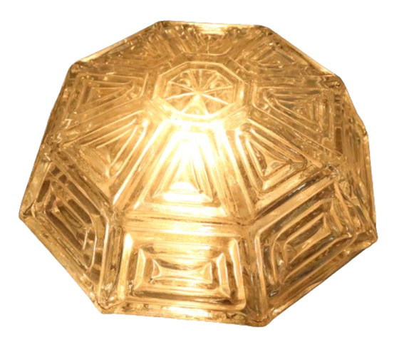 Image 1 of NOS ceiling lamp ceiling lamp hexagon vintage