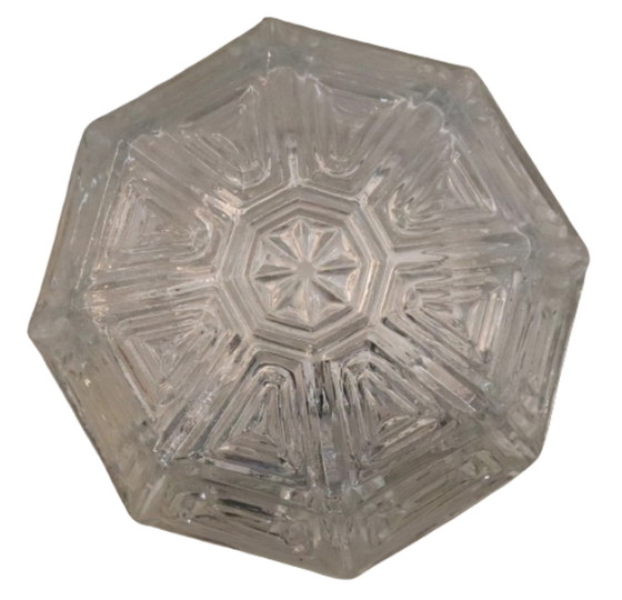 Image 1 of NOS lampe de plafond hexagonale vintage