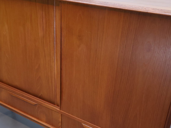 Image 1 of Teak Danish Wall Unit Sliding Doors